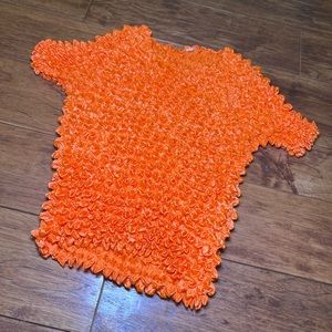 🧡 Bright Orange Popcorn Tee 🍿